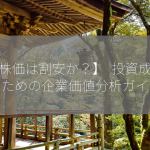 【株価は割安か？】  投資成功のための企業価値分析ガイド